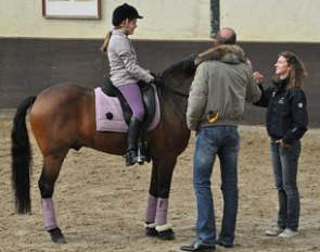 Morgan Euriat, Hartwig Burfeind and Alizee Froment at the clinic near Paris :: Photo © Philippe Aubin