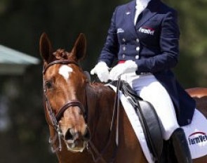 Betsy Steiner and Fino at the 2011 Palm Beach Dressage Derby :: Photo © Sue Stickle