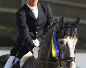 Juan Manuel Vidal Test and Rigoletto (by Royal Diamond) won the young horse classes