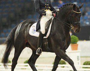 Tina von Block and Lautrec at the 2011 CDI-W Stuttgart