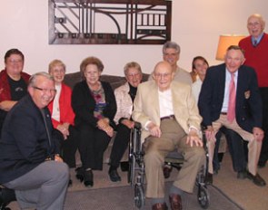Lowell Boomer with the Dressage Foundation Board