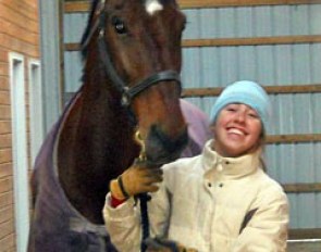 Victoria Retamoza with Lucarlos