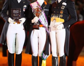 Nathalie Zu Saeyn-Wittgenstein, Adelinde Cornelissen, Ulla Salzgeber are the top three at the 2011 World Cup Finals