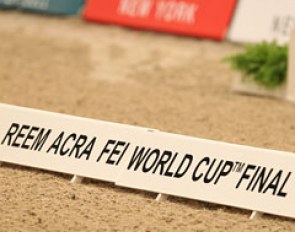 Title sponsor Reem Acra will continue sponsoring the Dressage World Cup next year