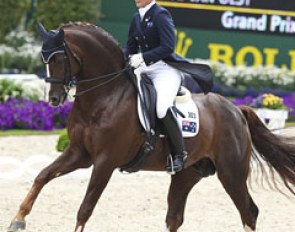 Hayley Beresford and Belissimo M at the 2012 CDIO Aachen :: Photo © Astrid Appels