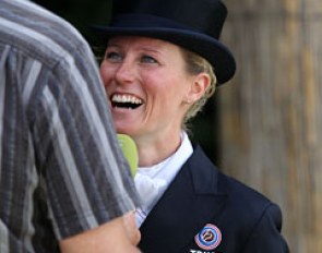 Helen Langehanenberg being interviewed
