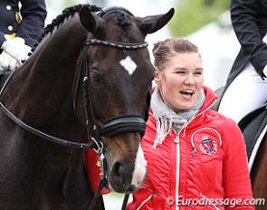 Benedicte Stine Olsen and Digby at the 2012 CDIO Aachen :: Photo © Astrid Appels