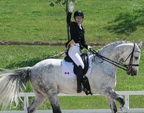 Brooke Koppeser on her Hanoverian gelding Viva's Capitol (by Viva Voltaire x Capitol II)