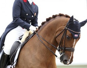 Claire Gallimore and Daniolo at the 2012 European Junior Riders Championships :: Photo © Astrid Appels