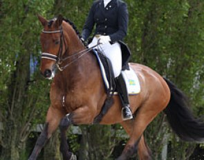 Swedish Alva Lander on the Danish warmblood Herbie Hancock