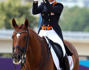 Adelinde Cornelissen says thanks to the fans and spectators