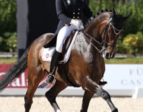 Charlotte Haid-Bondergaard and Lydianus at the 2012 CDI Perl :: Photo © Astrid Appels