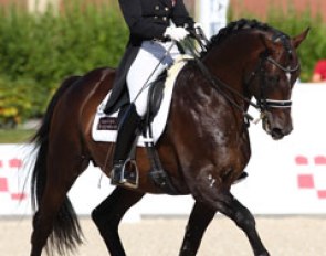 Kristine Möller and Blanc Pain at the 2012 CDI Perl :: Photo © Astrid Appels