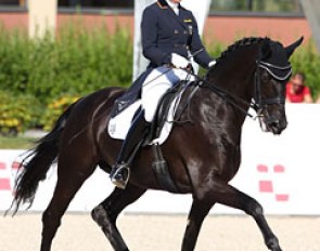 Dorothee Schneider and Horatio at the 2012 CDI Perl :: Photo © Astrid Appels