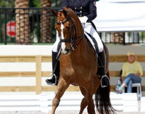 Ashley Holzer and Pop Art at the 2012 Global Dressage Festival :: Photo © Sue Stickle