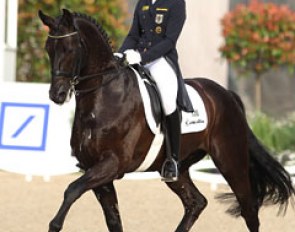 Ingrid Klimke and Dresden Mann at the 2013 CDIO Aachen :: Photo © Astrid Appels