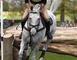 The winning photo of the 2014 Silver Camera Award by Pam Langrish, featuring Andrew Nicholson on Avebury at the 2013 CCI Badminton 