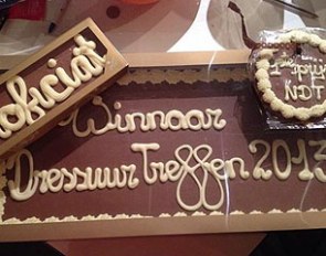 Lisanne Zoutendijk won a delicious chocolate award, amongst other prizes, at the 2013 CDN-P Beek