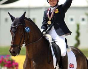 Phoebe Peters and SL Lucci in their victory lap
