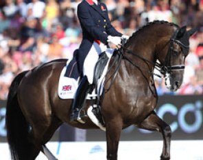 Charlotte Dujardin and Valegro at the 2013 European Dressage Championships :: Photo © Astrid Appels