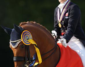 Cathrine Dufour and Cassidy win the 2013 European Young Riders Championship :: Photo © Astrid Appels