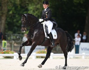 Florine Kienbaum and Don Windsor at the 2013 European Young Riders Championships :: Photo © Astrid Appels