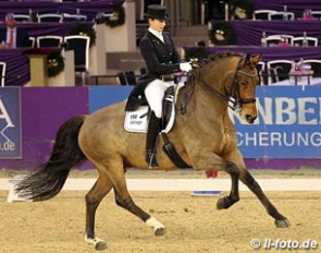 Stefanie Weihermuller and Wunderkind at the 2013 Louisdor Cup Finals in Frankfurt :: Photo © LL-foto