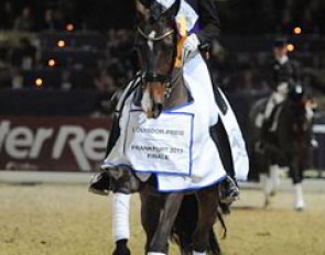 Brigitte Wittig and Balmoral W win the 2013 Louisdor Cup