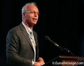 FEI Dressage Director Trond Asmyr at the 2013 Global Dressage Forum :: Photo © Astrid Appels