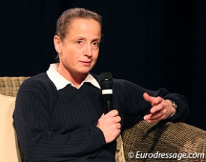 Isabell Werth at the 2013 Global Dressage Forum :: Photo © Astrid Appels