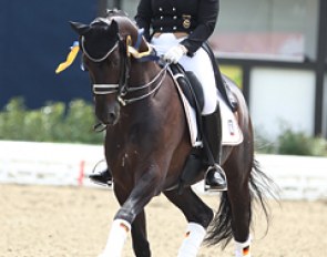 Juliette Piotrowski and Sir Diamond at the 2013 CDIO-YR Hagen :: Photo © Astrid Appels