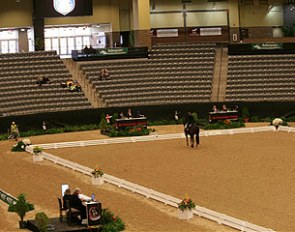 The indoor arena at the 2013 U.S. Dressage Finals held at the Kentucky Horse Park :: Photo © Dressagedaily