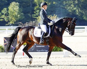 Barbara Davis and Rotano win the 2013 U.S. Junior Riders Championships :: Photo © Sue Stickle