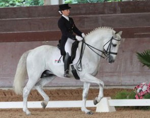 Maria Caetano and Xiripiti at the 2013 Portuguese Dressage Championships
