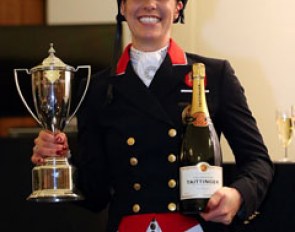 Olympic and European Champion Charlotte Dujardin now has all three world records to her name: Grand Prix, Special and Kur! :: Photo © Risto Aaltonen