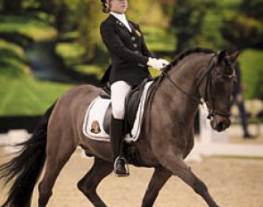 Antonia Arl and Equestricons Epiascer win the pony kur Eurogio Cup at the 2013 CDN Maastricht :: Photo © Astrid Appels