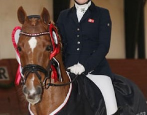 Maria Fauerholm Christensen and Vegelin's Goya win the 2013 Ecco Cup Finals for Cat 1 Ponies :: Photo © Ridehesten