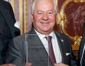 Ullrich Kasselmann, laureate of the 2013 Courage Award, for his commitment to Riding Against Hunger