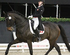Swiss Tamara Lucia Roos on Amaretto XII