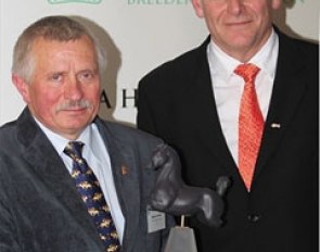 Prof. Zbigniew Jaworski, President of the Polish Horse Breeders Association, and Mr Jan Pedersen, President of the WBFSH :: Photo © Ridehesten