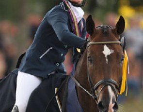 Eva Möller, here pictured on 2013 World young horse champion Sa Coeur :: Photo © Astrid Appels