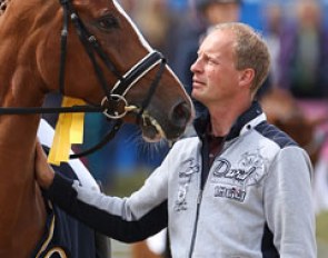 Ingo Pape with his 2013 World Champion mare Scara Boa :: Photo © Astrid Appels