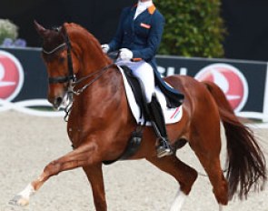 Adelinde Cornelissen and Parzival at the 2014 CDIO Aachen :: Photo © Astrid Appels