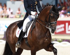 Charlotte Dujardin and Valegro win the 2014 CDIO Aachen Grand Championship :: Photo © Astrid Appels
