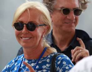 Arlette and Edwin Kohl, the show hosts of one of the most beautiful international dressage competitions in the world, the CDI Perl-Borg at their Gestut Peterhof
