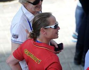 Isabell Werth with her long time sponsor Madeleine Winter-Schulze