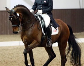 Fiona Bigwood and Sir Donato at the 2014 CDI Addington :: Photo © Risto Aaltonen