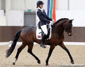 Alexandra Hellings and Der Kleine Lord at the 2014 CDI Addington :: Photo © Risto Aaltonen