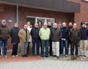 The vets attending the WBFSH Group Meeting in Bargteheide on the harmonization of X-rays