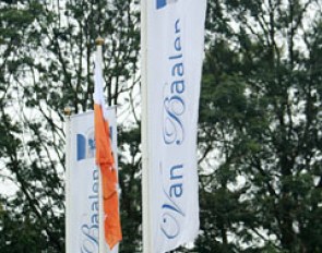 Flags at Dressage Stable Van Baalen
